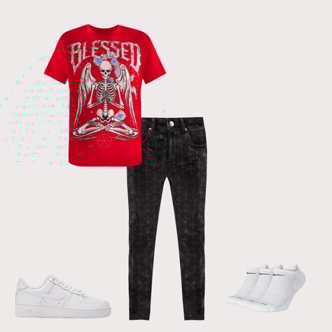 WAIMEA Stacked Coated Flare Jeans