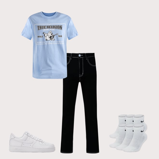 True Religion Buddha Stamp Tee