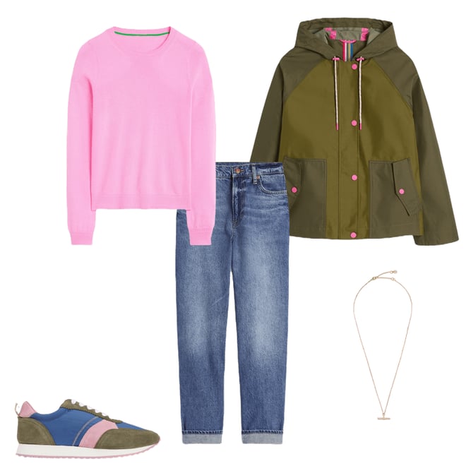 1st bundle featuring 4 items which compliment Cropped Rain Mac
