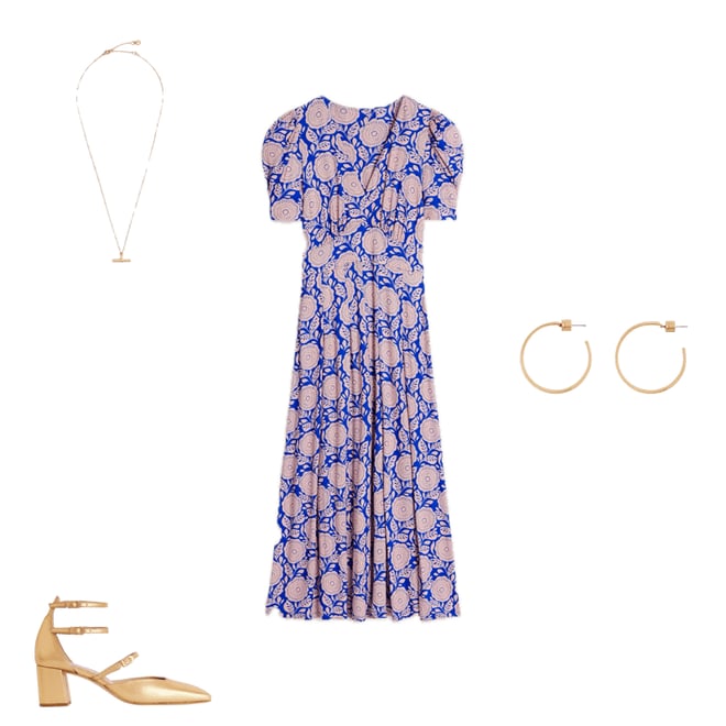 1st bundle featuring 3 items which compliment Multi Strap Block Heel Pump