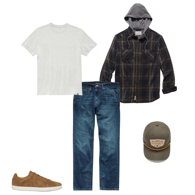3rd bundle featuring 4 items which compliment  Limited Edition Whiskey Rope Trucker Hat - Olive