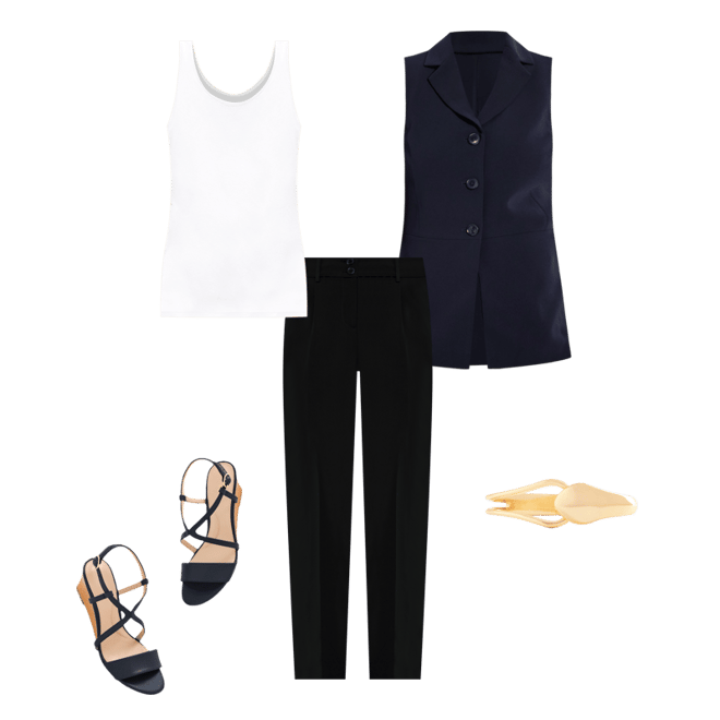 Easy Travel Peplum Vest | Talbots