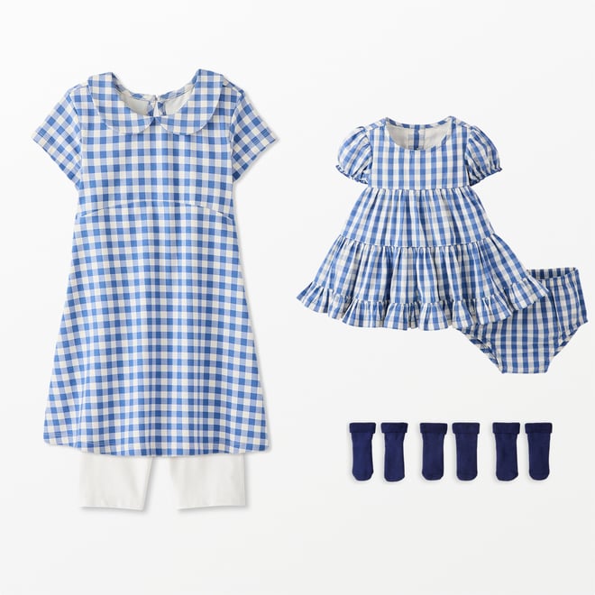 Baby Poplin Tiered Dress & Bloomers Set | Hanna Andersson