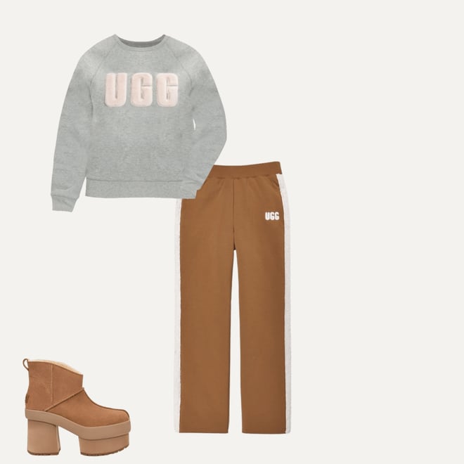トップス UGG Madeline Fuzzy Logo Crewneck Madeline Fuzzy Logo Crewneck | UGG