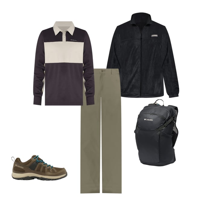 Men's Columbia Trek™ Long Sleeve Rugby Shirt | Columbia