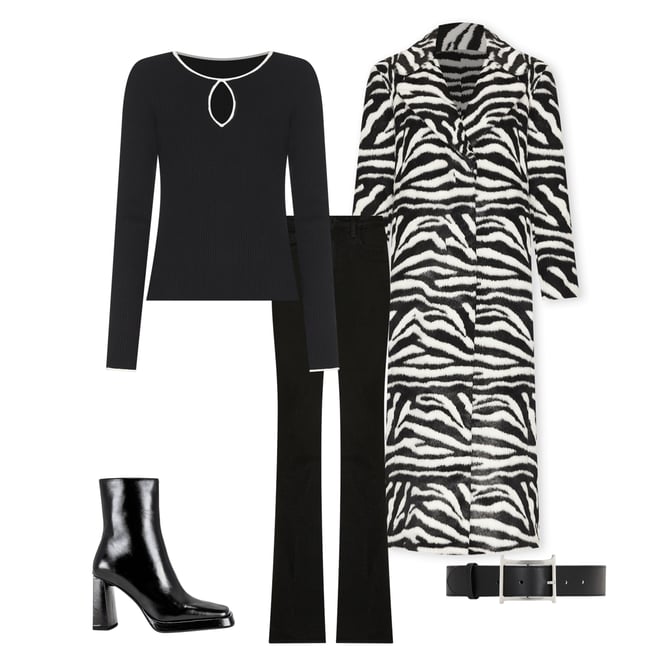 2nd bundle featuring 4 items which compliment Fluffy Clasp Coat