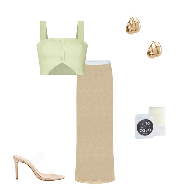 1st bundle featuring 4 items which compliment Long Skirt