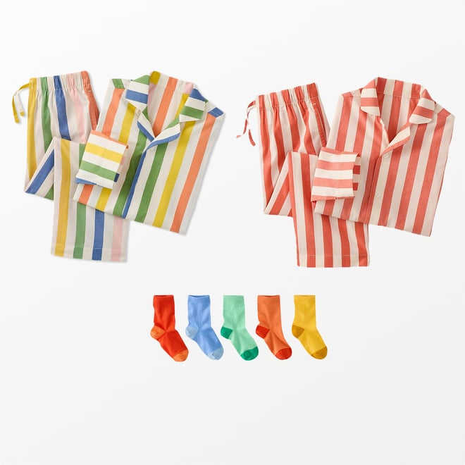 2nd bundle featuring 2 items which compliment Kids Long Sleeve Poplin Pajama Set