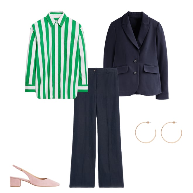 6th bundle featuring 4 items which compliment Ailsa Block Heel Slingbacks-Almond Pink Suede