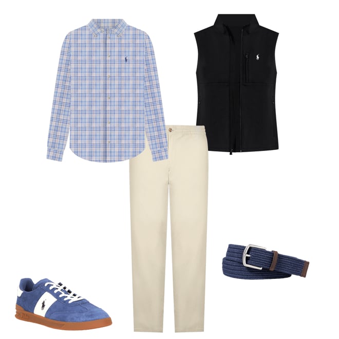 Polo Ralph Lauren Full Zip Double Knit Vest | Dillard's