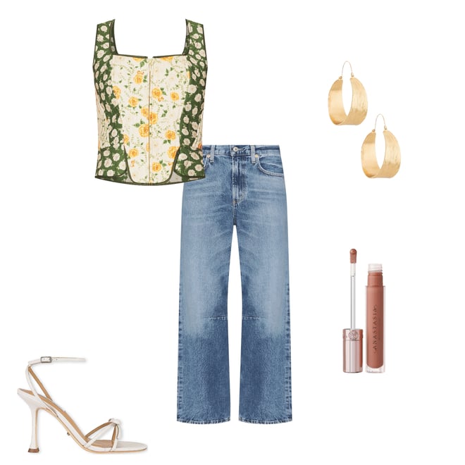1st bundle featuring 4 items which compliment Miro Relaxed Wide Leg Jeans