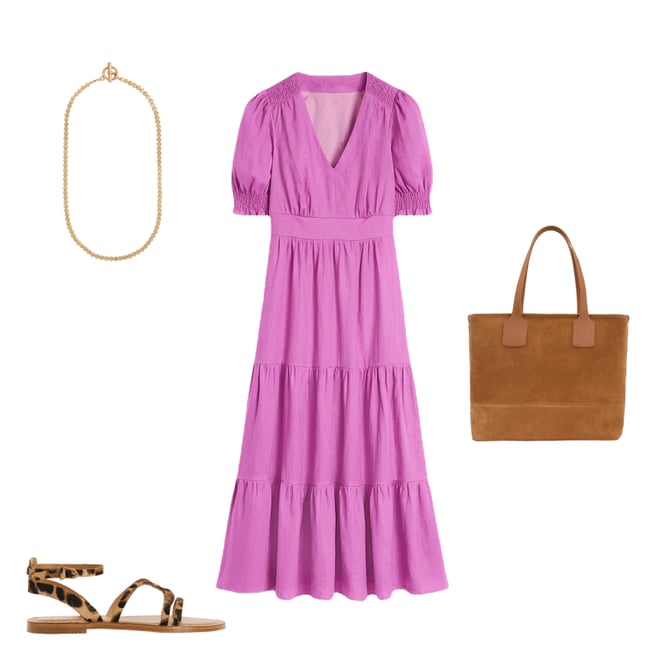 4th bundle featuring 3 items which compliment Suede Tote Bag-Tan