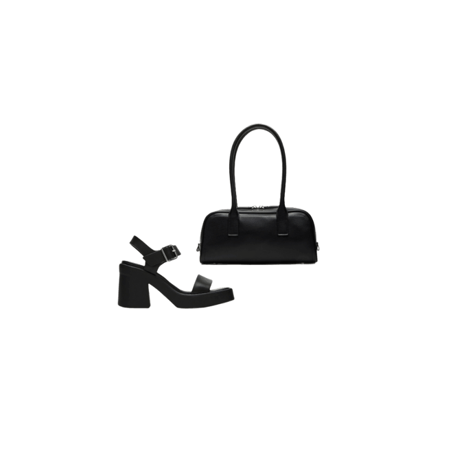 ANISE Bag Black Elongated Shoulder Strap Handbag – Steve Madden