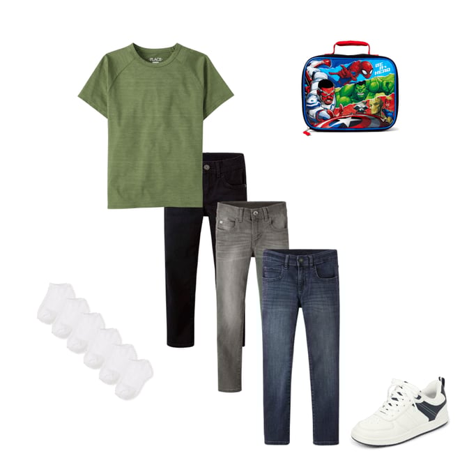 3rd bundle featuring 4 items which compliment Boys Avengers Lunchbox