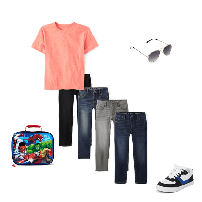 4th bundle featuring 4 items which compliment Boys Avengers Lunchbox
