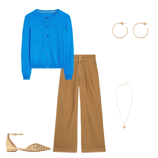 3rd bundle featuring 4 items which compliment Pointed Toe Cap Flats