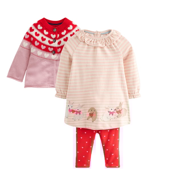 2nd bundle featuring 1 items which compliment Edie Fair Isle Cardigan-Almond Pink Hearts