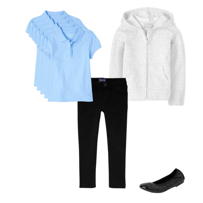 9th bundle featuring 3 items which compliment Girls Uniform Ponte Knit Pull On Jeggings