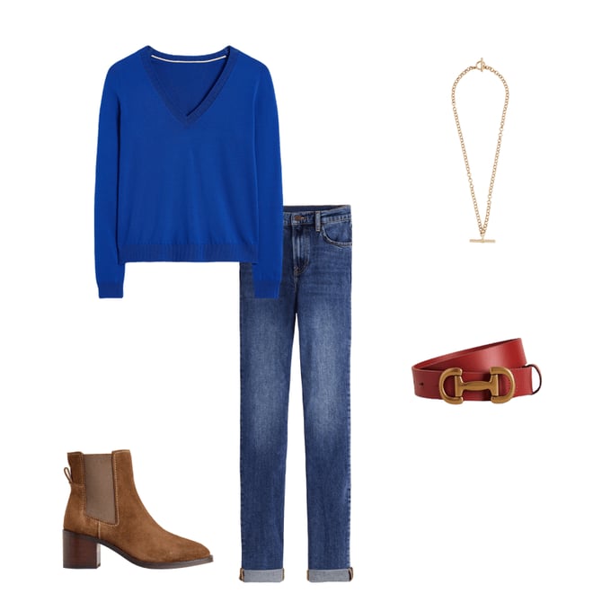 2nd bundle featuring 4 items which compliment Iris Snaffle-Trim Leather Belt-RED