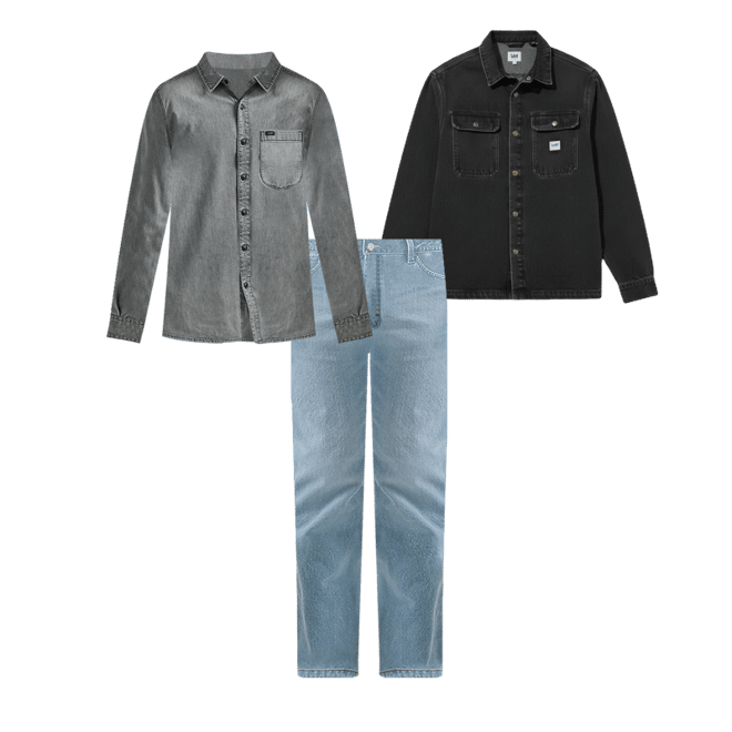 Men's Relaxed Fit Workwear Denim Overshirt | SALE | Lee®
