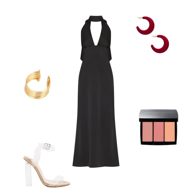 1st bundle featuring 4 items which compliment Bethany Halter Gown