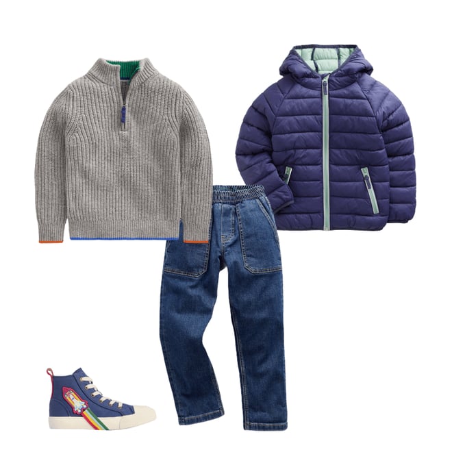 1st bundle featuring 3 items which compliment Pack-Away Padded Jacket