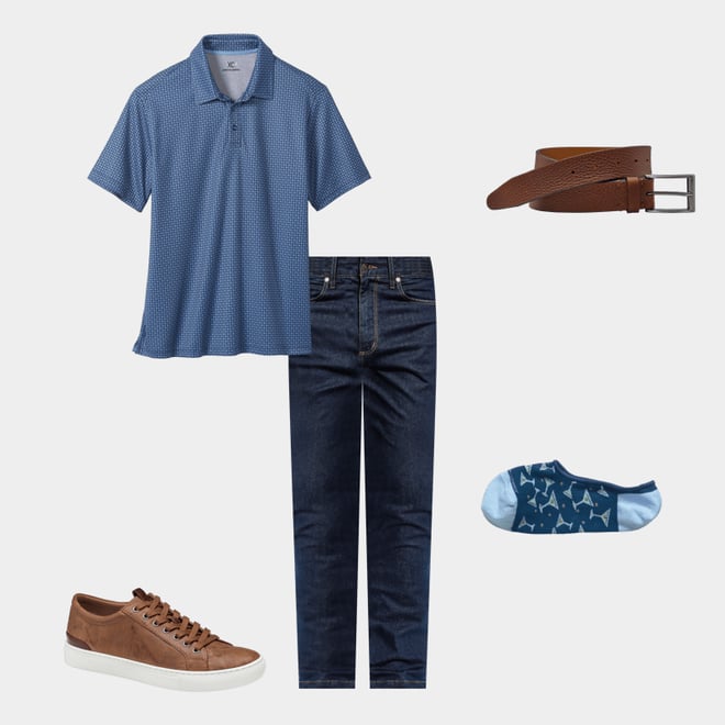 8th bundle featuring 4 items which compliment XC4® Performance Polo