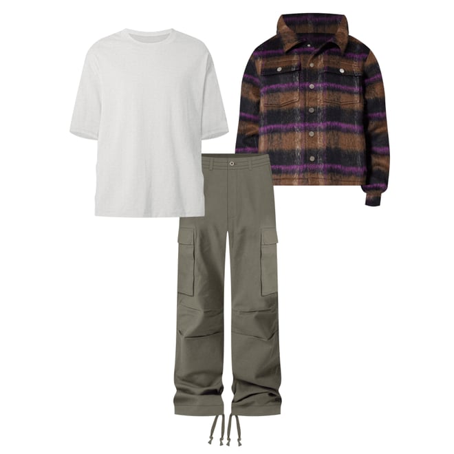 Vintage Cargo Pants - Olive | mnml | shop now