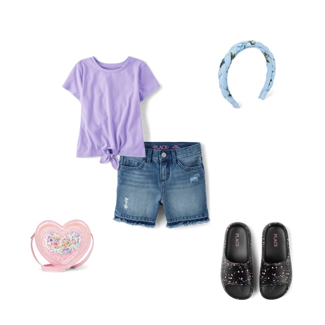 3rd bundle featuring 4 items which compliment Girls Denim Midi Shorts
