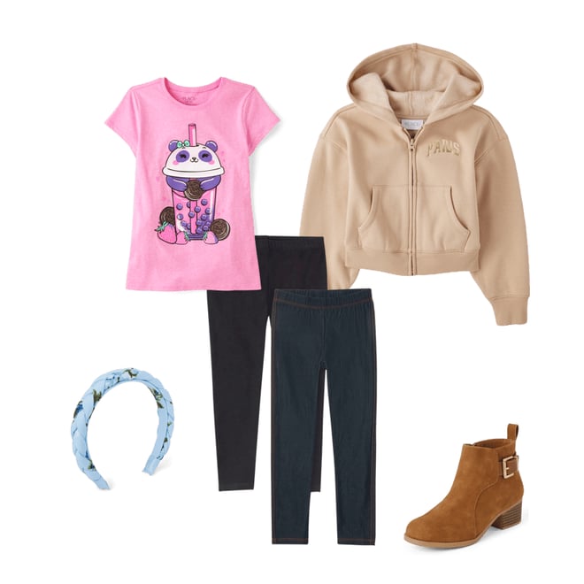 4th bundle featuring 4 items which compliment Girls Buckle Heel Booties