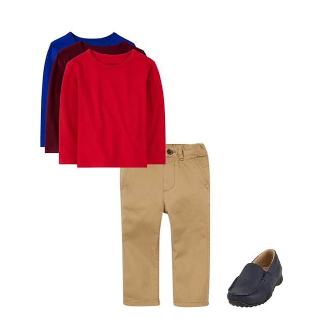 7th bundle featuring 2 items which compliment Baby And Toddler Boys Uniform Stretch Skinny Chino Pants