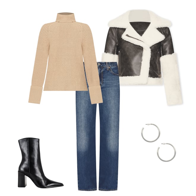 2nd bundle featuring 4 items which compliment Sabri Turtleneck Sweater