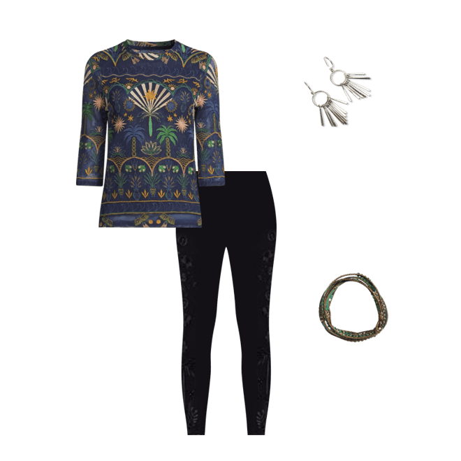 Buy KAIA MESH TEE | Johnny Was