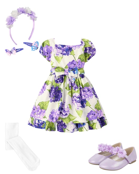 4th bundle featuring 3 items which compliment Girls 3-Piece Hair Set