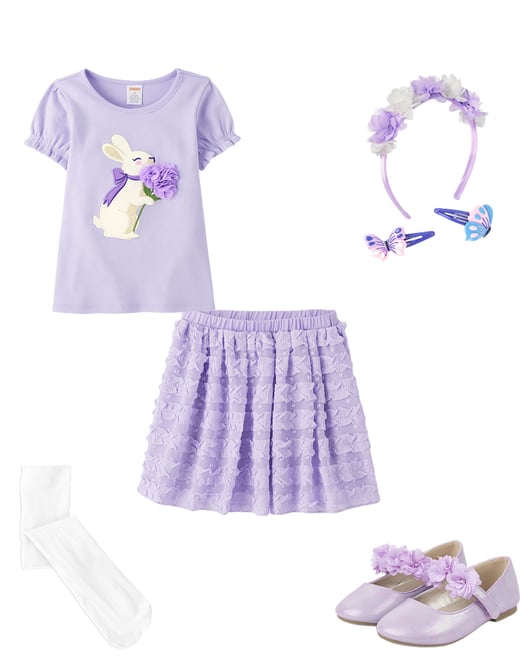 7th bundle featuring 4 items which compliment Girls 3-Piece Hair Set