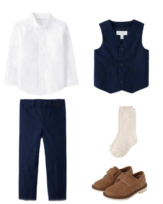 3rd bundle featuring 4 items which compliment Boys Vest