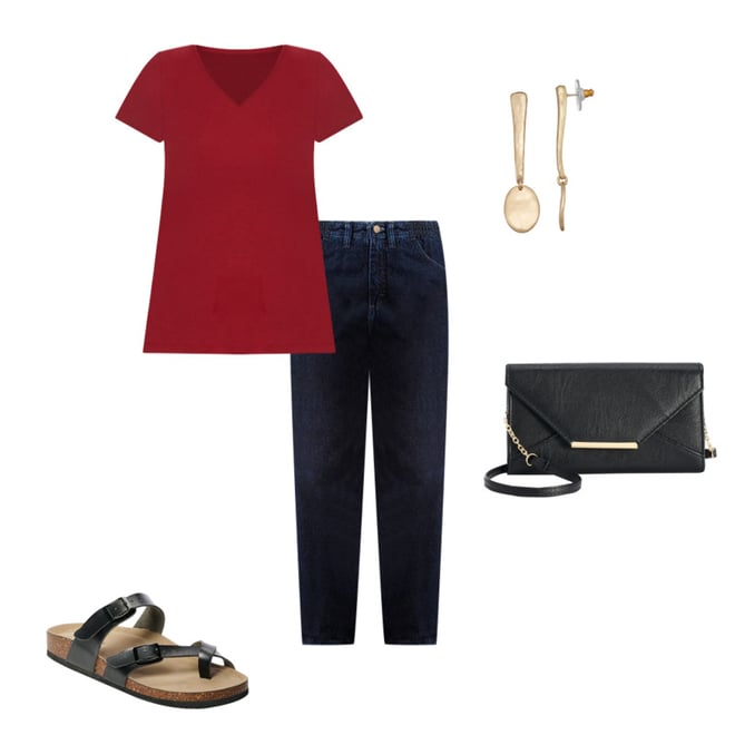ladies jeans with side elastic