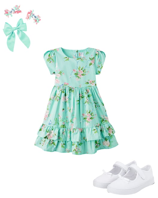 1st bundle featuring 2 items which compliment Girls 3-Piece Hair Set