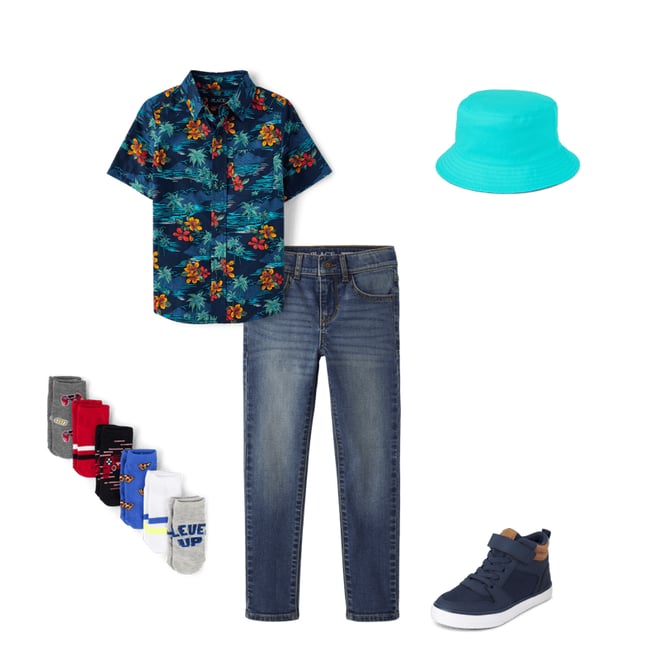 7th bundle featuring 4 items which compliment Boys Skinny Jeans