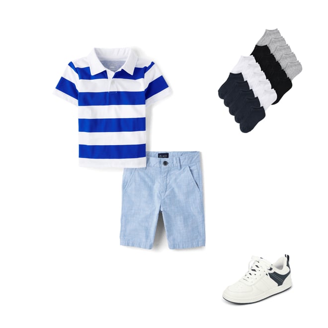 1st bundle featuring 3 items which compliment Boys Print Polo
