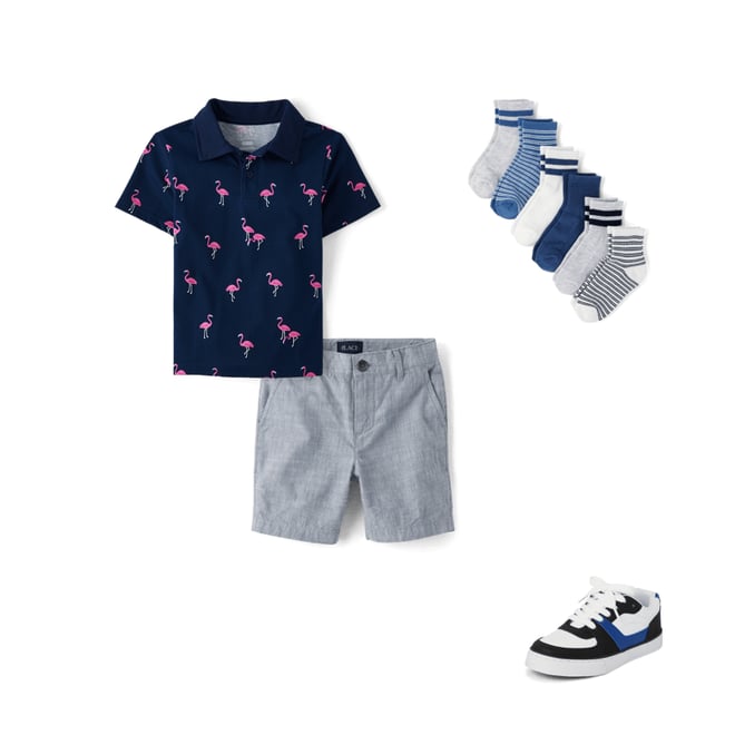 2nd bundle featuring 3 items which compliment Boys Print Polo
