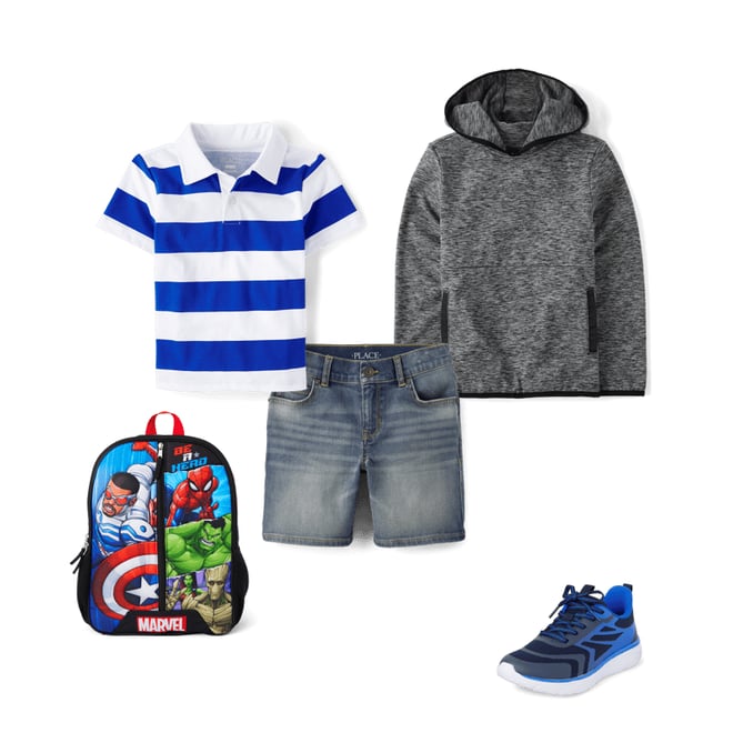 3rd bundle featuring 4 items which compliment Boys Print Polo