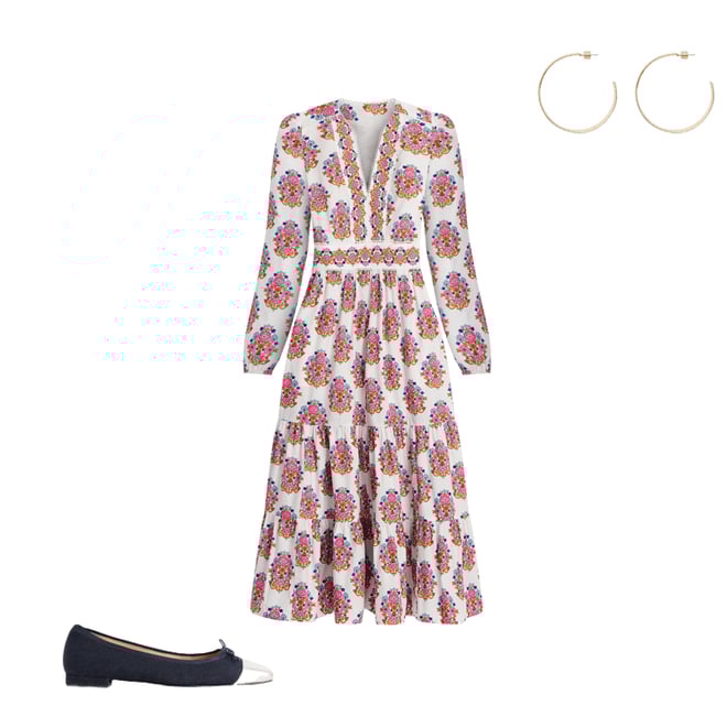 2nd bundle featuring 2 items which compliment Violet Cotton Midi Dress
