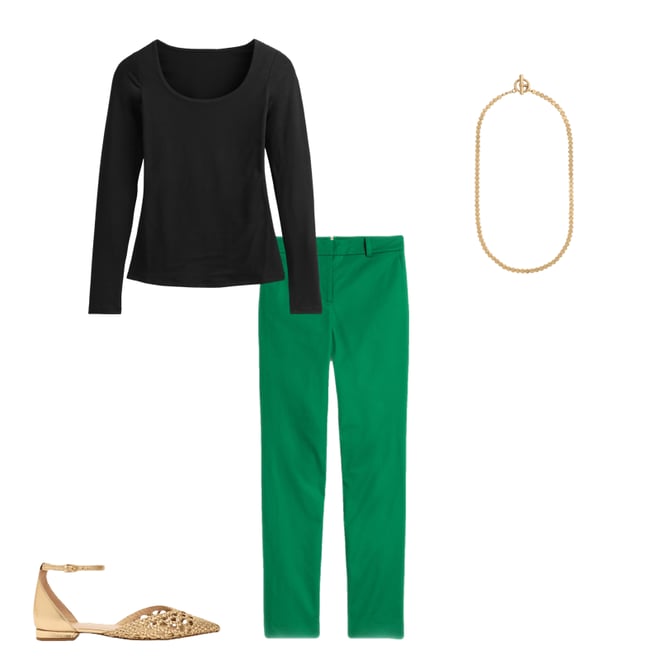 6th bundle featuring 3 items which compliment Pointed Toe Cap Flats