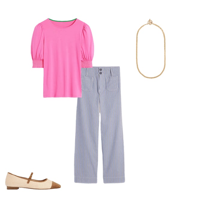 3rd bundle featuring 3 items which compliment Primrose Patch Pocket Pants-Ticking Stripe