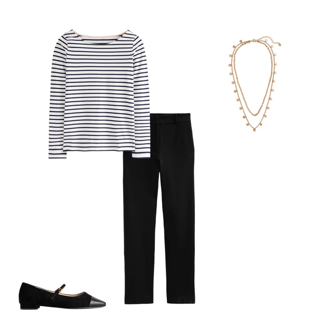 6th bundle featuring 3 items which compliment Highgate Ponte Trousers-Black