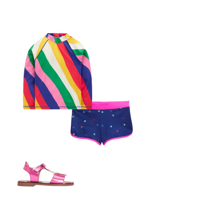 1st bundle featuring 2 items which compliment Sun Safe Patterned Rash Vest