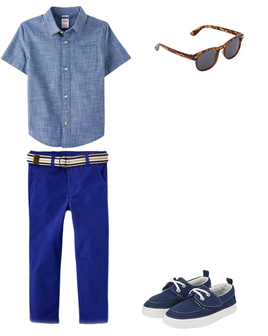 2nd bundle featuring 2 items which compliment Boys Belted Chino Pants
