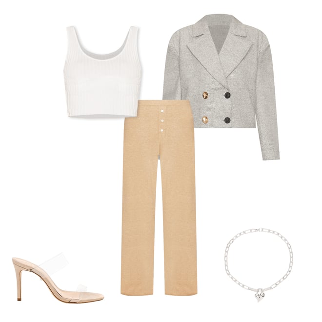 1st bundle featuring 4 items which compliment Everywear Cashmere Pant