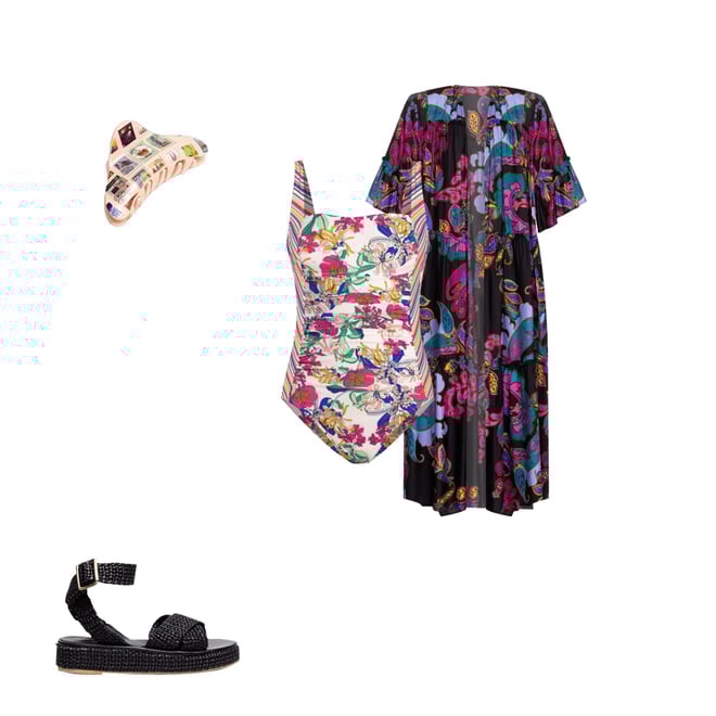 Buy MARILYN RUCHED ONE PIECE | Johnny Was Buy MARILYN RUCHED ONE PIECE | Johnny Was